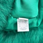 SO  Bright Green Faux Fur Hat Trapper Hat Photo 5