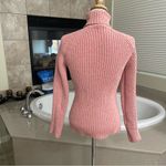 Sundance Turtleneck Ribbed Knit Pullover Sweater Marled Coral Small READ ! Photo 10