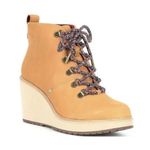 Toms Women's Melrose Water-Resistant Lace-Up Wedge Hiker 7 Photo 0