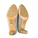 Lauren Ralph Lauren Hala Gray Heels Pumps Patent Leather Closed‎ Toe Women's 7B Size 7 Photo 6