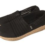 Skechers Bobs Espadrille Highlights 2.0 Homestretch Slip On Womens Shoe Black 9 Photo 0