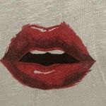 Prómesa Ladies size Large lashes lips makeup face Promesa distressed t-shirt Photo 1