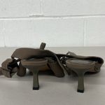 ZARA NWT  sz8 wrap sandals heel eu39 green HEELED SANDALS WITH TIED STRAP sexy Photo 3