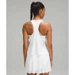 Lululemon  Side Pleats Tennis Tank Top in White Sz XL Photo 5