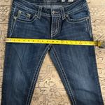 Miss Me Dark Blue Skinny Jeans with Embellished Pockets Photo 5