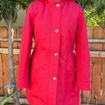 Kristen Blake Red Waterproof Hooded Parka size M Size M Photo 9