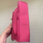 The Sak Y2K vintage hot pink woven canvas metal handle barbiecore purse Photo 4