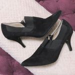 Ellen Tracy  Bree Pointed Toe Suede Ankle Boots in Black, Size 10 Photo 1