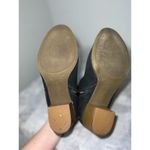 Women’s Zip Up Cowboy Faux Leather Black Heeled Ankle Bootie 8 Black Photo 7