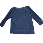 Lauren Ralph Lauren Zipper Shoulder Shirt Womens Medium Navy Blue Casual Photo 2