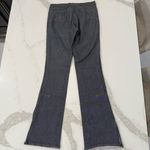 Diesel Y2K Vintage  Denim Flare Pants Side AnkleSlits Womens 28 Gray/Pink Accents Photo 7
