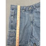 Riders Vintage Denim Cargo Shorts Womens 10 M Pockets High Waist Light Wash 90s Blue Photo 9