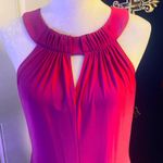 Tiana B Fuschia Halter Gown Red Size M Photo 0