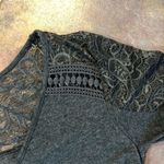 Ambiance Maternity Gray Long Sleeve Lace Sleeves Shoulders Back Size XL Gray Photo 10