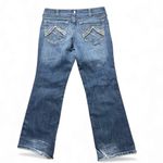 Ariat Real Denim Blue Jeans Women's 33R Bootcut Mid Rise Western Rodeo FLAWS Photo 1