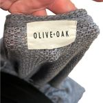 Olive & Oak  Gray Fringe Open Front Cardigan Sweater Photo 2