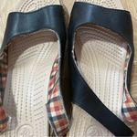 Crocs Black and Multicolor Plaid Sandals Photo 9