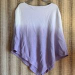 Barefoot Dreams  Poncho Sweater One Size Plus Women’s Pullover Winter Purple Photo 2