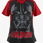 Star Wars  Red and Black Darth Vader Maxi Skirt Photo 1