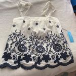 Draper James  the strap embroidered top Photo 0