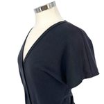 Diane Von Furstenberg  For Camicetta Vintage Black V-Neck Knit Top Size Medium Photo 6