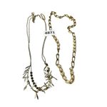 Jewelry set necklace set of two long gold chain necklaces Photo 8
