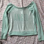 Victoria's Secret Victoria’s Secret ANGEL Fashion Show Bling Mint Sequin Sweatshirt  Photo 0