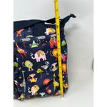 LeSportsac Zoo Animals Print Diaper Bag Navy Blue Photo 7