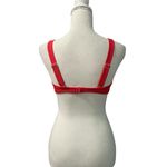 Wild Fable NWT Red Ribbed Knit Bralette Bikini Swimwear Top Small (4-6) Photo 4