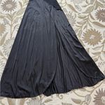 Vintage Nightgown Black Lace Slip Dress Negligee USA XS S Small Photo 6