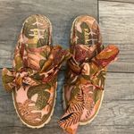 Farm Rio Summer Dream Mule Sneaker Floral Print with Bow Accent sz 7 Photo 2