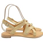 Kork-Ease Yarbrough Gold Full Grain Leather Strappy Sandals Women’s Size 8 Photo 5