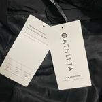 Athleta  NWT Satin Feel Like Black Wide-Leg Pants With Pockets Size L Photo 6