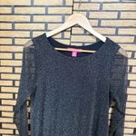 Lilly Pulitzer Ophelia Fairy Whimsigoth Black Shift Dress Size Large Photo 3