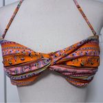 Aerie  • Orange Twist Bandeau Halter Bikini Top Photo 1