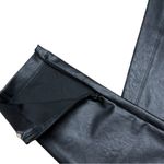 Honeylove Black Vegan Leather Legging –Faux Leather Ankle Zip Pants Medium NWT Photo 6