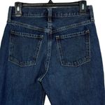 Old Navy SZ 0 Slouchy Straight Jeans Hi-Rise Button-Fly Distressed Frayed Hems Photo 5