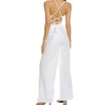 Good American  Denim Vacay White Strappy Jumpsuit nWT $280 Size 1 Photo 2