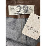 We The Free Free People Spitfire Skinny Faux Leather HighWaist Pants sz 29 Brown Photo 4