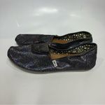 Toms  black with multicolor glitter flats slip on shoes women’s‎ size 7.5 casual Photo 3