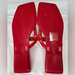 Jeffrey Campbell Linques Jellies, Red & Shiny Silver. Sz. 9, NWT Photo 5