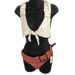 We Wore What Salerno Tie-Front Bikini Top XL Photo 2