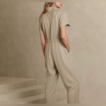 Banana Republic NWT Utility Jumpsuit in Maverick Tan Size Large Photo 1
