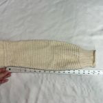 Free People Cream Alpaca Blend Oversized Sweater Photo 5