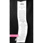 Alo Yoga Alo Waffle Weekend Escape Joggers Black High-Rise Waist Thermal Sweats Sweatpant Photo 9