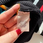 Philosophy  Striped Crew Neck Sweater Black White Blue Red Orange XL Photo 7