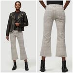 frame denim FRAME Le Cropped Mini Boot Plaid in Washed Plaid Size 24 Photo 1