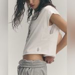 Free People NWT FP Movement Inspire Logo Tank - white buti logo combo - Medium Photo 5