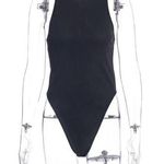 Women Back Cross Knit Bodycon O-Neck Top Photo 2