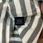 Rondina Women’s Sleeveless Striped Tank Top Grey Off White Size XS NWT Gray Photo 4